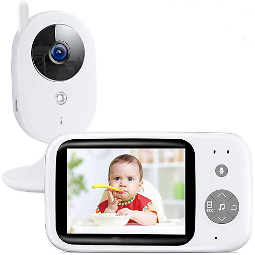 

DIDseth Wireless Video Color Baby Monitor PAL NTSC 352 X 240 IP Camera with 3.2Inches LCD IR Camera 2 Way Audio Talk Night Vision Surveillance Security Camera