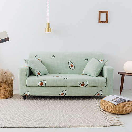 

Sofa Cover Stretch Cheap Slipcovers Soft Durable Couch Cover 1 Piece Spandex Jacquard Fabric Washable Furniture Protector Armchair Loveseat L-shape