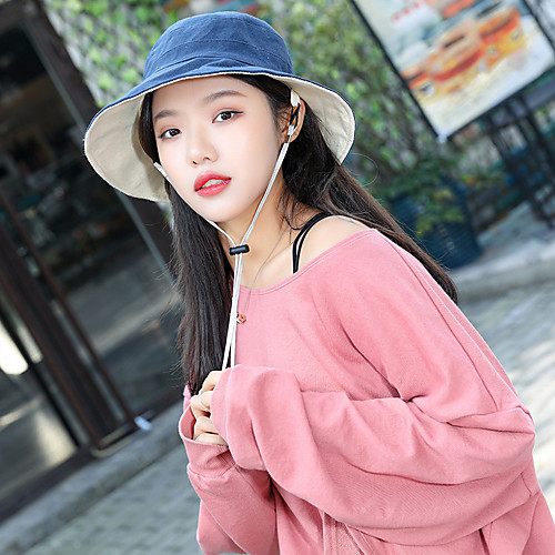 

Women's Sun Hat Fishing Hat Fisherman Hat Hiking Hat 1 PCS Outdoor Portable Sunscreen UV Resistant Ultraviolet Resistant Hat Solid Color Nylon Black Yellow Burgundy for Camping / Hiking Hunting