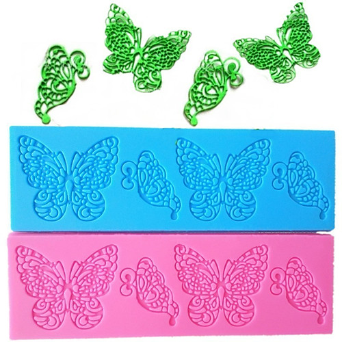

1pcs Butterfly Silicone Baking Cake Lace Fondant Chocolate Mold DIY
