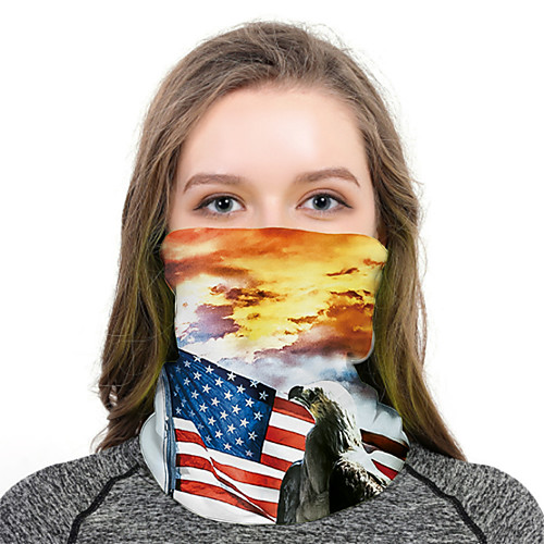 

Women's Bandana Balaclava Neck Gaiter Neck Tube UV Resistant Quick Dry Lightweight Materials Cycling Polyester for Men's Women's Adults / Pollution Protection / Floral Botanical Sunscreen / High Breat