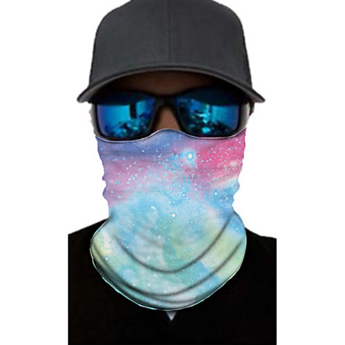 

Neck Gaiter Pollution Protection Quick Dry Ultraviolet Resistant Rainbow Balaclavas Bandana for Adults' Road Cycling Hiking Cycling