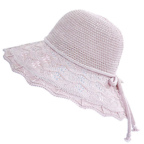 

Fishing Hat Fisherman Hat Hiking Hat Hat 1 PCS Portable Sunscreen UV Resistant Breathable Solid Color Cotton Autumn / Fall Spring Summer for Women's Camping / Hiking Hunting Fishing Pink Grey