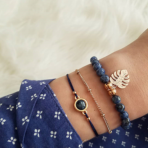 

Women's Bracelet Classic Wedding Birthday Vintage Theme European Trendy Casual / Sporty Ethnic French Alloy Bracelet Jewelry Green For Date Festival