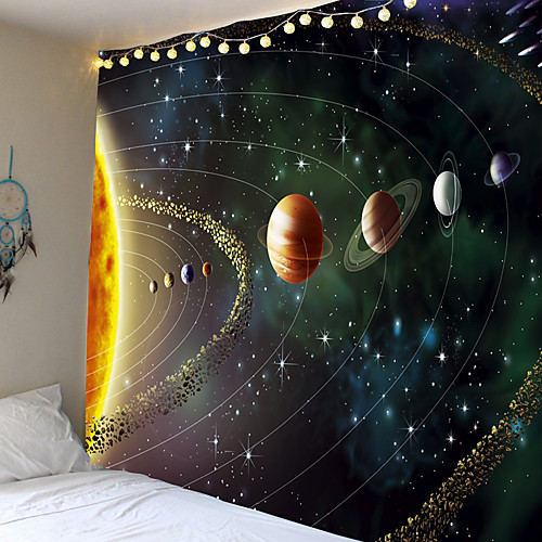 

Wall Tapestry Art Decor Blanket Curtain Picnic Tablecloth Hanging Home Bedroom Living Room Dorm Decoration Galaxy Space Star Moon Sun Constellations Star Atlas