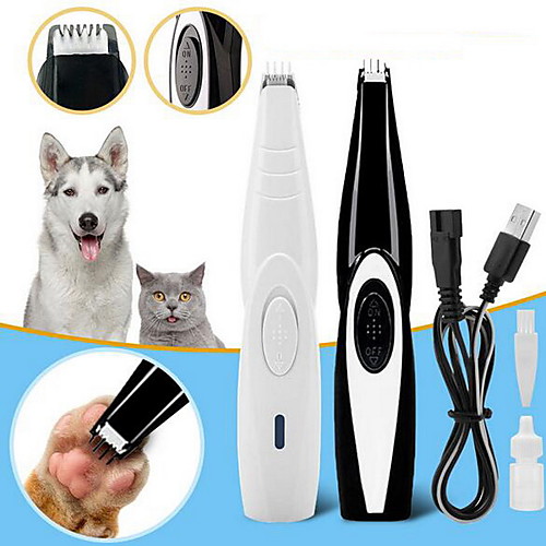 

Dog Cat Nail Hair Trimmer Grinder Pet Grooming Tool Electrical Shearing Cutter USB Rechargeable Dog Haircut Paw Shaver Clipper