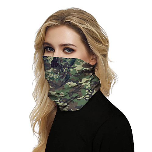 

Women's Bandana Balaclava Neck Gaiter Neck Tube UV Resistant Quick Dry Lightweight Materials Cycling Polyester for Men's Women's Adults / Pollution Protection / Floral Botanical Sunscreen / High Breat