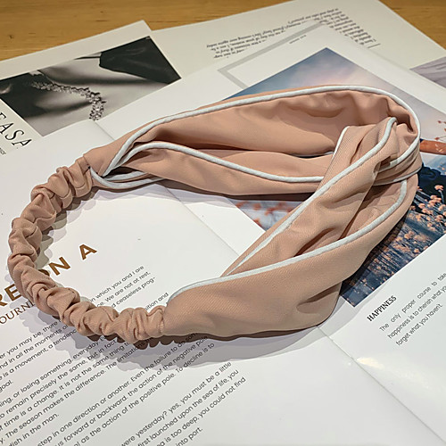 

Double Layer Cloth Hair Accessory with Flower 1 Piece Casual / Daily Wear Headpiece