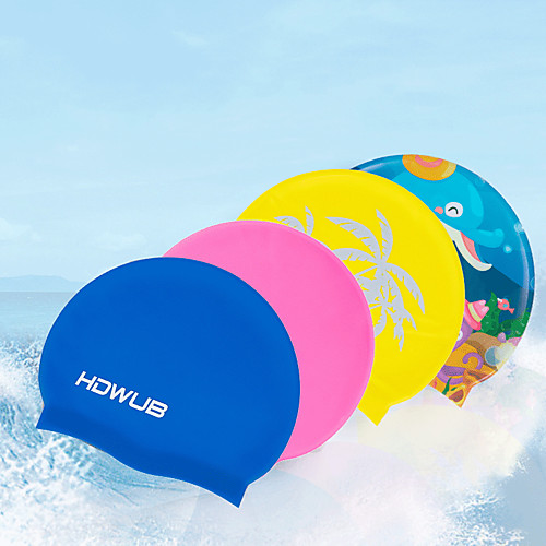 

Swim Cap for Adults Silicone Stretchy Comfortable Durable Swimming Surfing