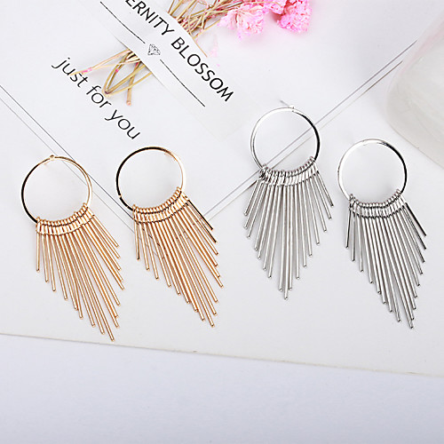 

Women's Earrings Holiday Wedding Birthday Romantic Earrings Jewelry Gold / Silver For Date Street Festival 1 Pair