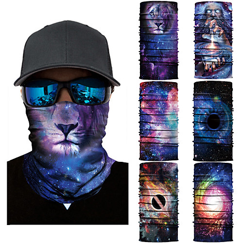 

Neck Gaiter Pollution Protection Quick Dry Ultraviolet Resistant Rainbow Balaclavas Bandana for Adults' Road Cycling Hiking Cycling
