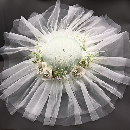 

Net Fascinators with Flower 1 Piece Wedding / Tea Party Headpiece