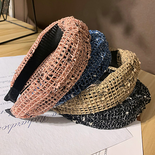 

Net Hair Accessory with Plaid 1 Piece Casual / Daily Wear Headpiece