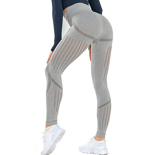 

Women's Basic Legging - Solid Colored Mid Waist Black Gray S M L