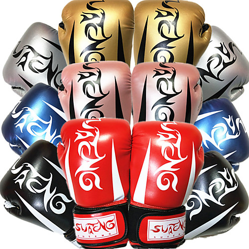 

Boxing Gloves For Martial Arts Muay Thai MMA Kickboxing Durable Shock Absorption Breathable Shockproof Adults Men's Women's - Red Pink Gold