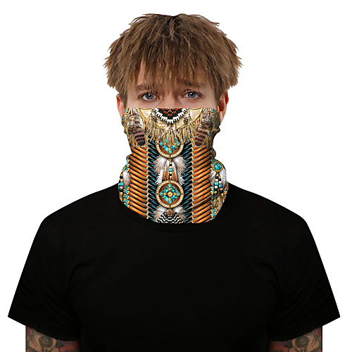 

Neck Gaiter Pollution Protection Quick Dry Ultraviolet Resistant Rainbow Balaclavas Bandana for Adults' Road Cycling Hiking Cycling