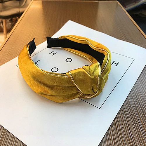 

Double Layer Cloth Hair Accessory with Solid 1 Piece Casual / Daily Wear Headpiece