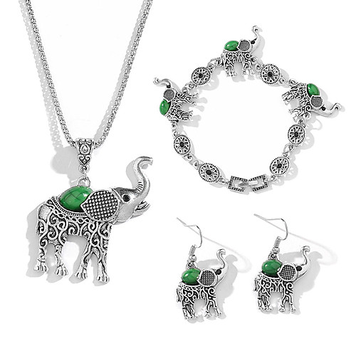 

Women's Jewelry Set European Casual / Sporty Earrings Jewelry Red / Green / Black For Street Festival 1 set