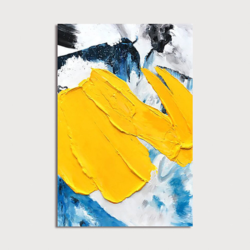 

Hand Painted Canvas Oilpainting Abstract by Knife Home Decoration with Frame Painting Ready to Hang