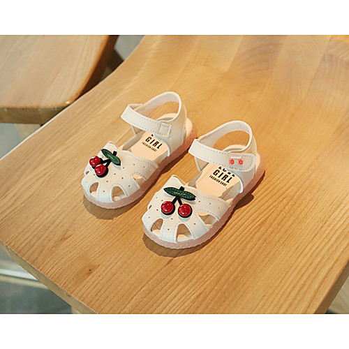 

Girls' Comfort PVC Sandals Toddler(9m-4ys) White / Pink Spring