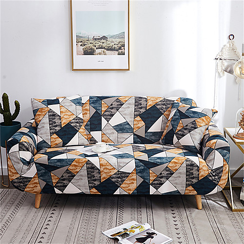 

Sofa Cover Romantic Yarn Dyed Polyester / Cotton Blend Slipcovers
