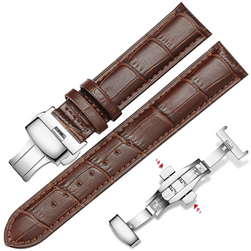 

Cowhide Watch Band Black / Brown 20cm / 7.9 Inches 1.4cm / 0.55 Inches / 2cm / 0.8 Inches