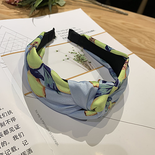 

Double Layer Cloth Hair Accessory with Flower 1 Piece Casual / Daily Wear Headpiece