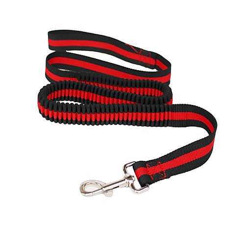 

Cat Dog Leash Reflective Solid Colored Nylon Black / Red Black / Pink