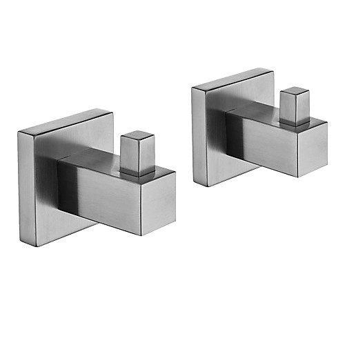 

Robe Hook New Design / Creative Traditional / Modern Stainless Steel / Low-carbon Steel / Metal 2pcs - Bathroom Wall Mounted