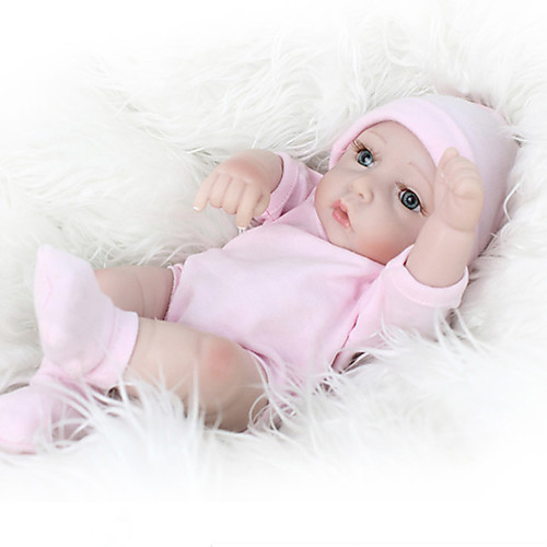 

NPKCOLLECTION 12 inch NPK DOLL Reborn Doll Baby lifelike Cute Hand Made Child Safe Non Toxic 28cm with Clothes and Accessories for Girls' Birthday and Festival Gifts / Parent-Child Interaction