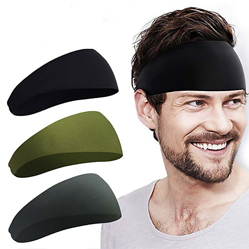 

Sweat Headband Sweatband Sports Headband Men's Women's Headwear N / A Breathable Quick Dry Moisture Wicking for Home Workout Running Fitness Autumn / Fall Spring Summer Yellow Dark Purple Army Green