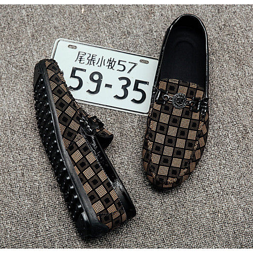 

Men's PU Summer Casual Loafers & Slip-Ons Yellow / Brown / Black