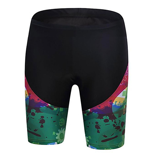 

21Grams Women's Cycling Shorts Spandex Bike Shorts Padded Shorts / Chamois Pants Quick Dry Breathable Sports Novelty Gear Black / Green Mountain Bike MTB Road Bike Cycling Clothing Apparel Bike Wear