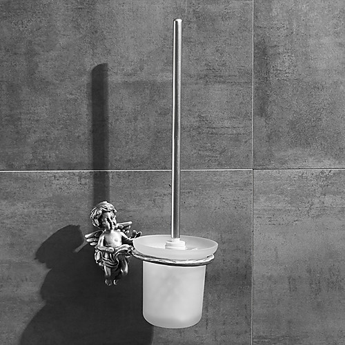 

Toilet Brush Holder Creative Modern Metal 1pc Wall Mounted