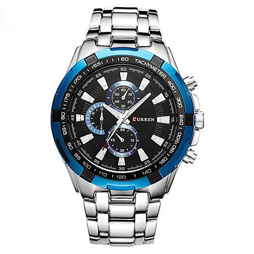 

CURREN Men's Dress Watch Analog Quartz Modern Style Stylish Casual Water Resistant / Waterproof Casual Watch / One Year / Stainless Steel