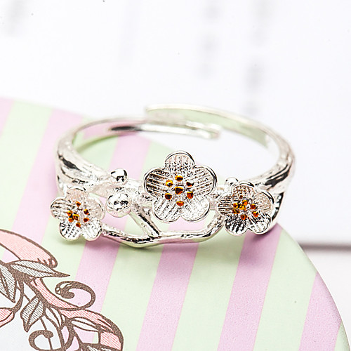 

Women's Ring 1pc Silver Alloy Elegant Holiday European Festival Jewelry