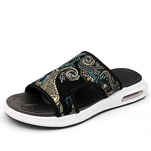 

Men's Mesh Summer Slippers & Flip-Flops Walking Shoes Breathable Black