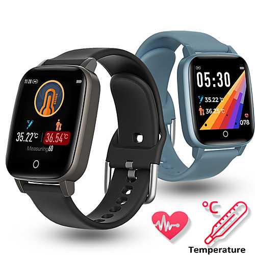 

NORTH EDGE CITI-T1 Men's Smartwatch Smart Wristbands Android iOS Bluetooth Touch Screen Heart Rate Monitor Calories Burned Long Standby Thermometer Pedometer Call Reminder Sedentary Reminder Alarm