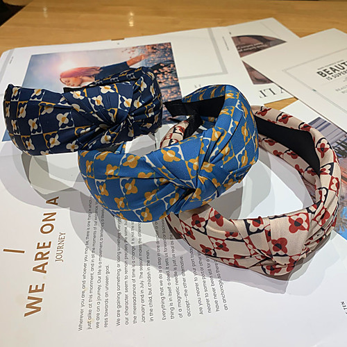 

Double Layer Cloth Hair Accessory with Flower 1 Piece Casual / Daily Wear Headpiece