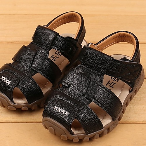 

Boys' Comfort PU Sandals Toddler(9m-4ys) White / Black / Yellow Spring