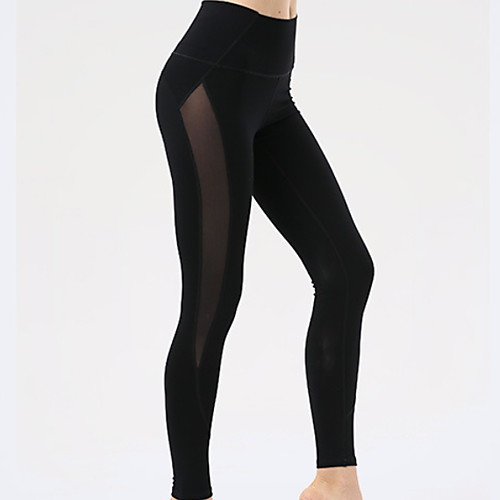 

Women's Basic Legging - Solid Colored Mid Waist Black S M L