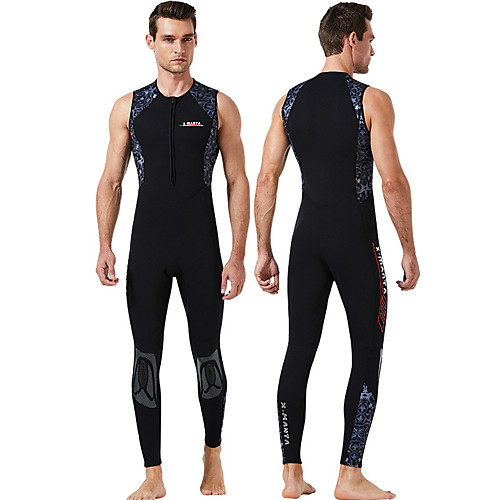 

Dive&Sail Men's Sleeveless Wetsuit 1.5mm SCR Neoprene Diving Suit Windproof Anatomic Design Sleeveless Front Zip Patchwork Autumn / Fall Spring Summer / High Elasticity / Kids