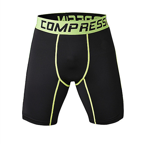 

JACK CORDEE Men's Compression Shorts Running Shorts Sports & Outdoor Base Layer Bottoms Spandex Gym Workout Running Jogging Training Breathable Quick Dry Moisture Wicking Sport Black / Orange Black