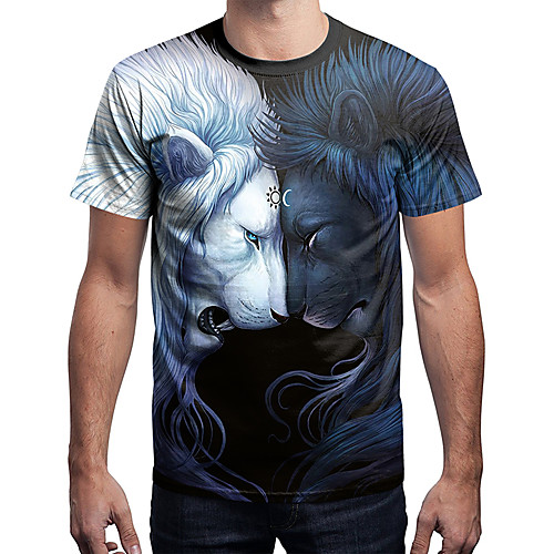 

Inspired by Galaxy T-shirt Terylene Wildlife Printing T-shirt For Men's / Women's