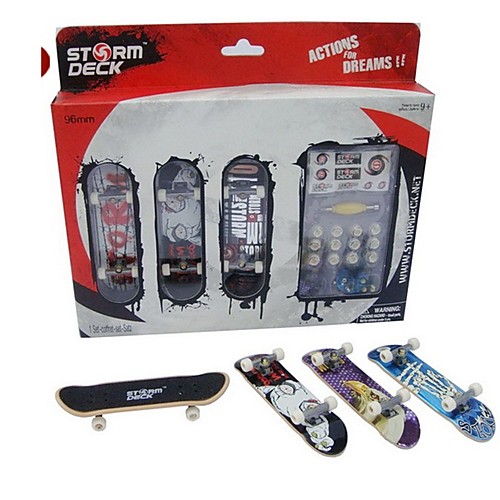 

3 pcs Finger skateboards Plastic Office Desk Toys Party Favors for Kid's Gifts