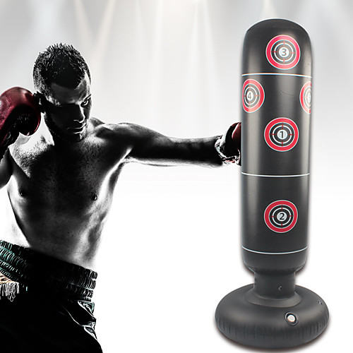 

Punching Bag 1039 Martial Arts Boxing Youth Strength Training Crossfit Weight Loss Black / Kid's