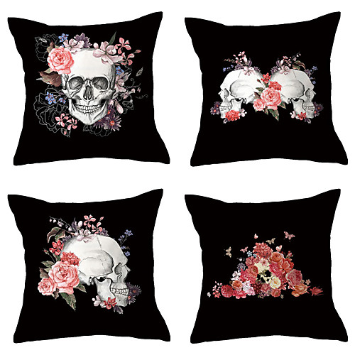 

Set of 4 Throw Pillow Simple Classic 4545 cm Cushion Vintage Circle Cover Sofa Home Decor Throw Pillow Case