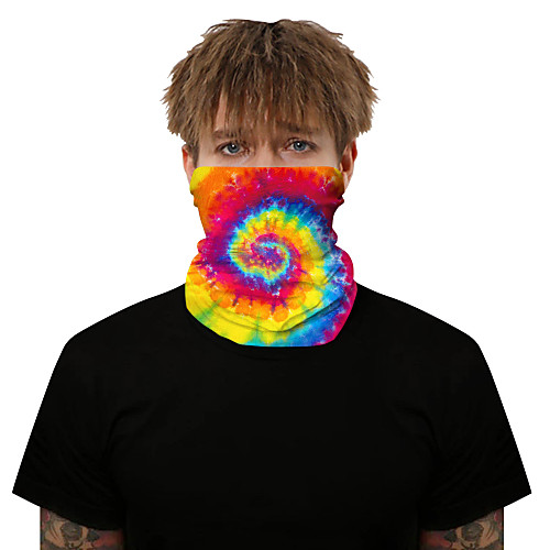 

Neck Gaiter Pollution Protection Quick Dry Ultraviolet Resistant Rainbow Balaclavas Bandana for Adults' Road Cycling Hiking Cycling