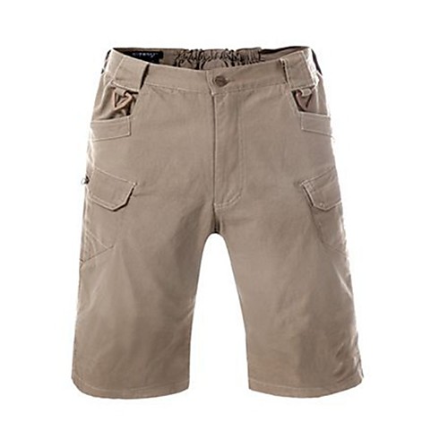 

Men's Hiking Shorts Outdoor Breathable Quick Dry Ventilation Ultra Light (UL) Cotton Shorts Bottoms Camping / Hiking Hunting Fishing Khaki Green Brown S M L XL XXL Loose / Wear Resistance
