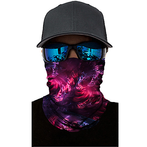

Neck Gaiter Pollution Protection Quick Dry Ultraviolet Resistant Rainbow Balaclavas Bandana for Adults' Road Cycling Hiking Cycling
